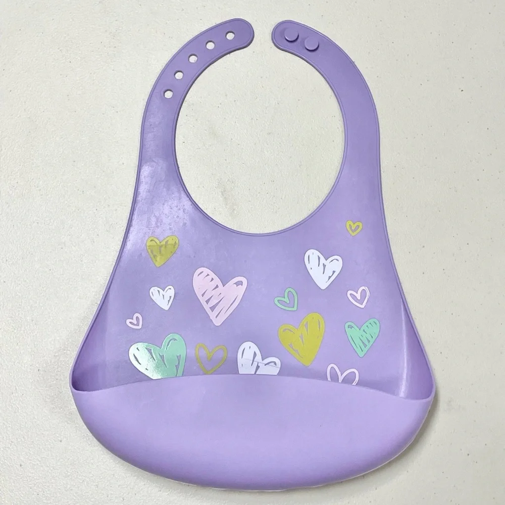 Silicone Scoop Bibs 2 Pack Elephant Hearts Designs